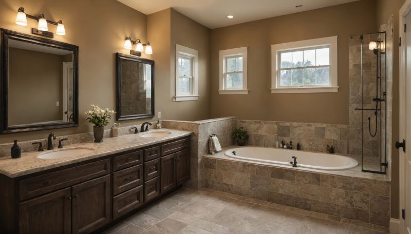 Luxury Master Bathroom with Double Vanity