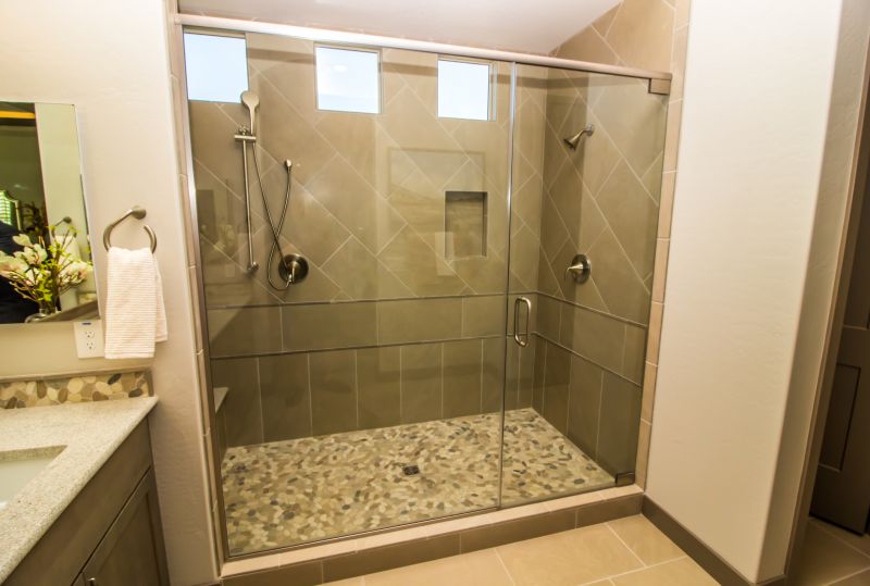 Tile-Design Shower